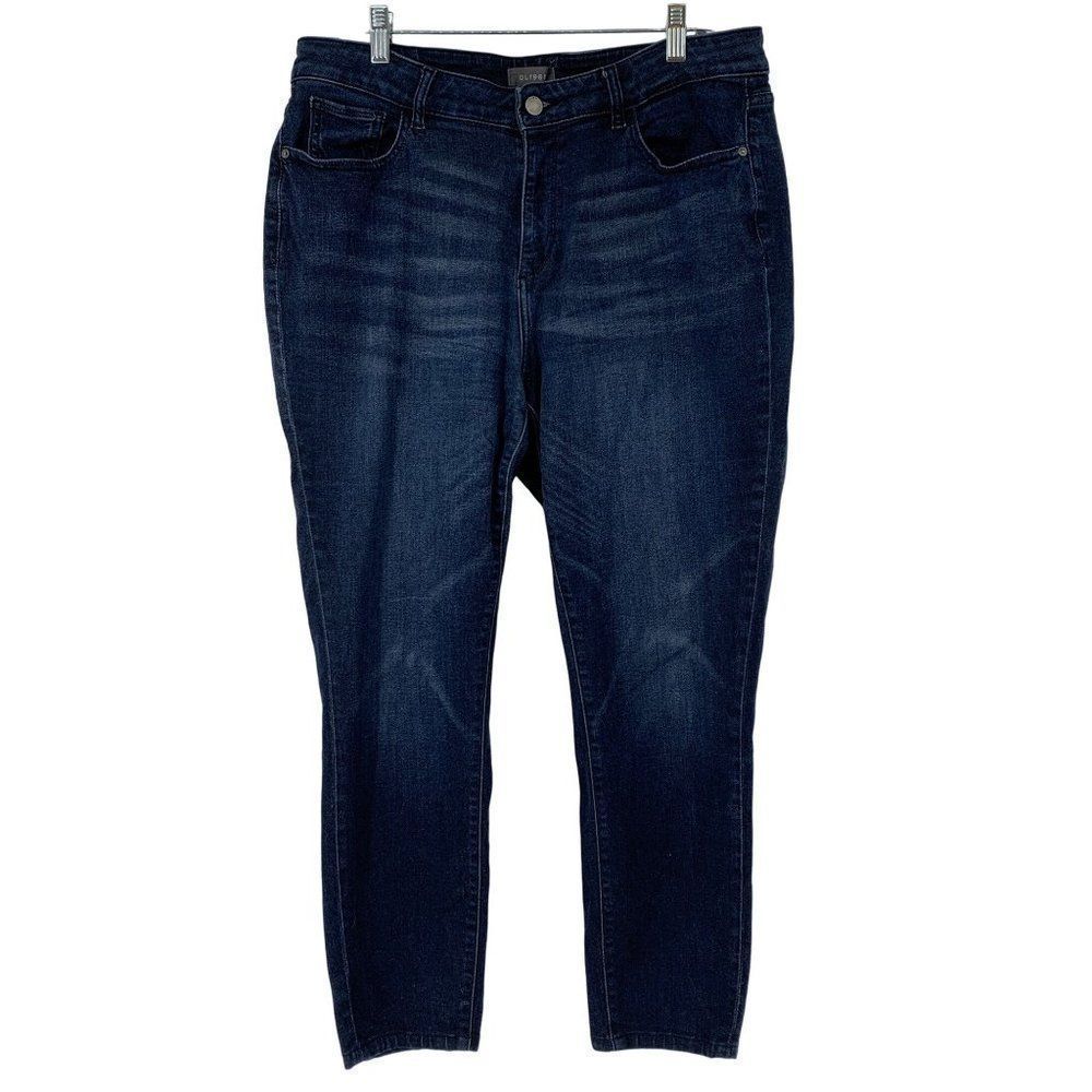 DL1961 Womens Slimming Jeans Size 18W Med Rise Florence Ankle Redmond 3447